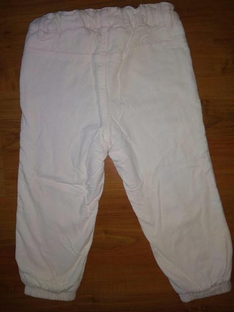 Menčestrové nohavice, h&m,92