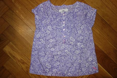 Kvietkovaná blúzka, h&m,98