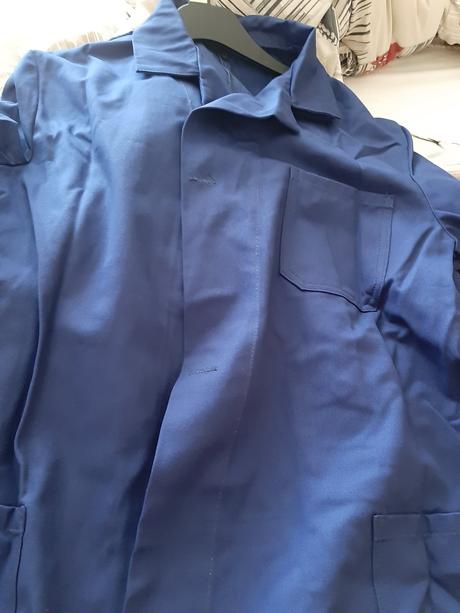 Pansky pracovny plast modry, xl