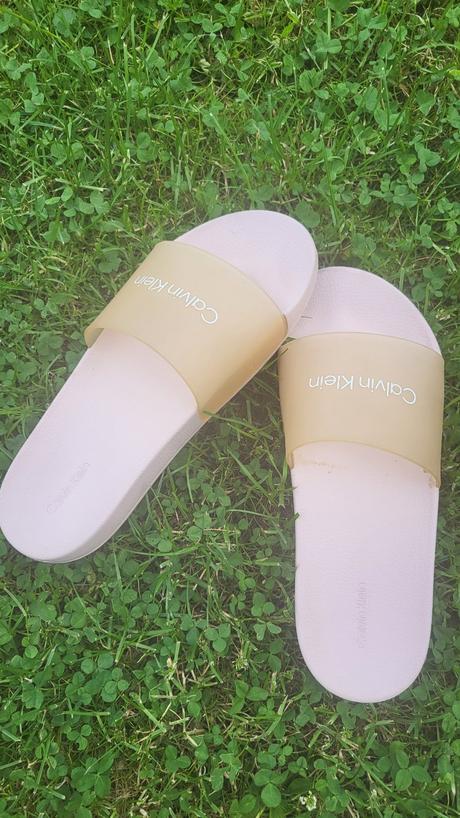 Bazénové šmýkačky šľapky calvin klein, 40