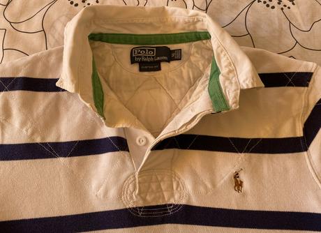 Bavlnené pásikové tričko polo ralph lauren v. m, ralph lauren,m