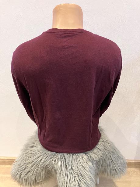 Pánske bordové tričko (m), h&m,m