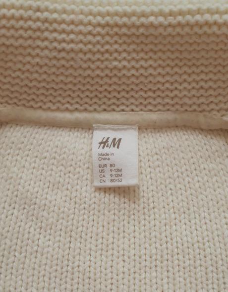 Dievčenský svetrík, h&m,80
