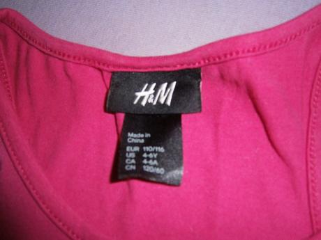 Šaty, h&m,122
