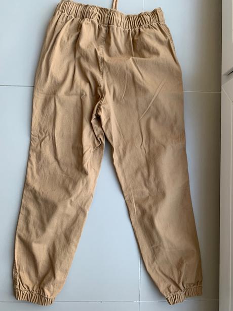 Nohavice s gumou v páse, h&m,140