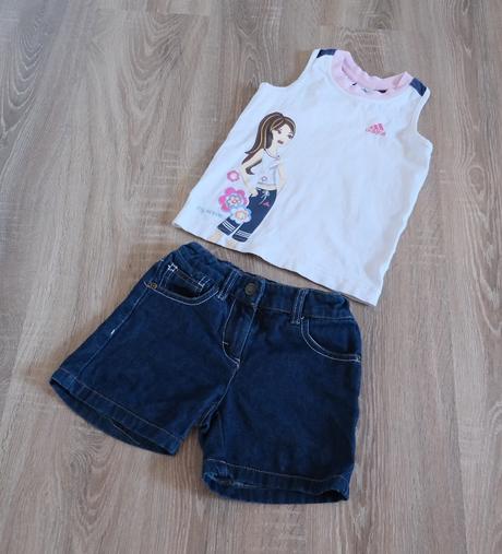 Rifľové šortky, m&co,116