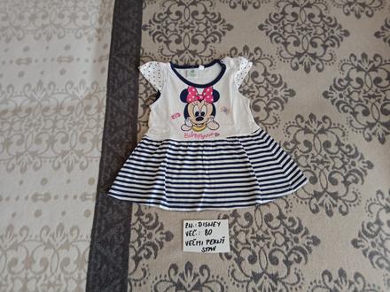 Dievčenské šaty zn.disney veľ.80, disney,80