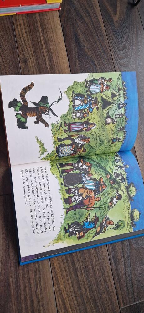 Stará kniha kocur v čižmách,