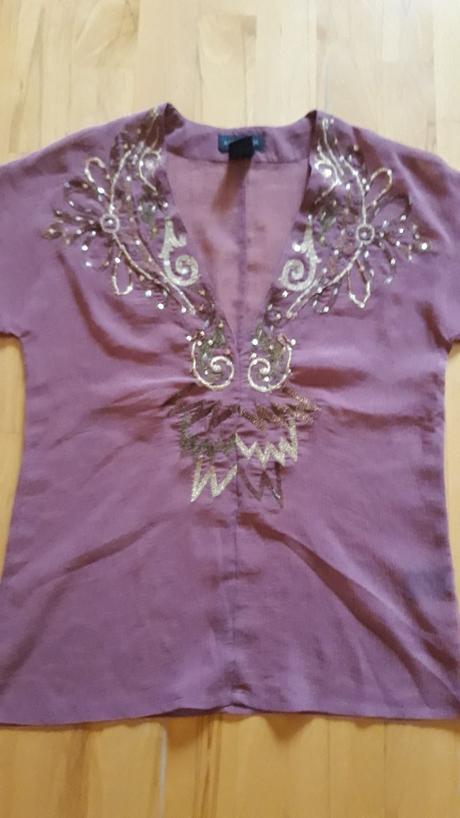 Nádherná drahá blúzka antik batik, pc 180e, xs