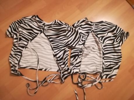 2x krátke topy na zaväzovanie, s, new yorker,s