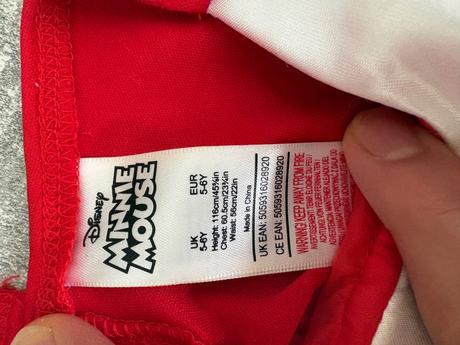 Kostym minnie mouse, 