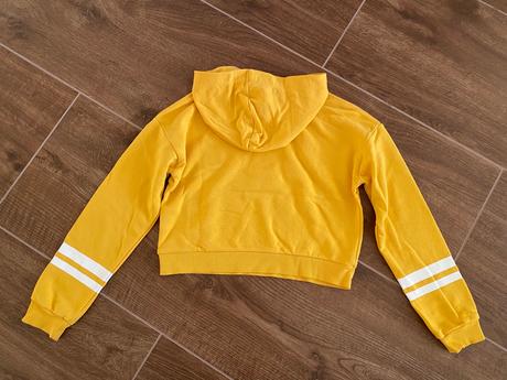 Žltá mikina, h&m,134