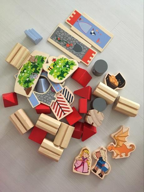 Hrad drevena stavebnica playtive, 