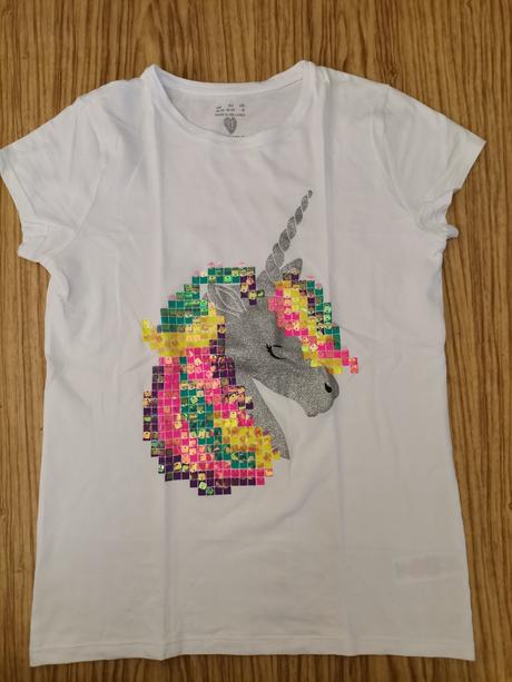 Dievčenské tričko s jednorožcom, f&f,164