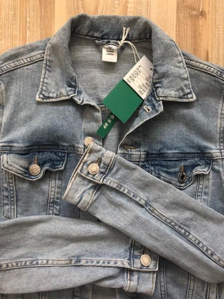 Riflová bunda h&m nová, h&m,xs