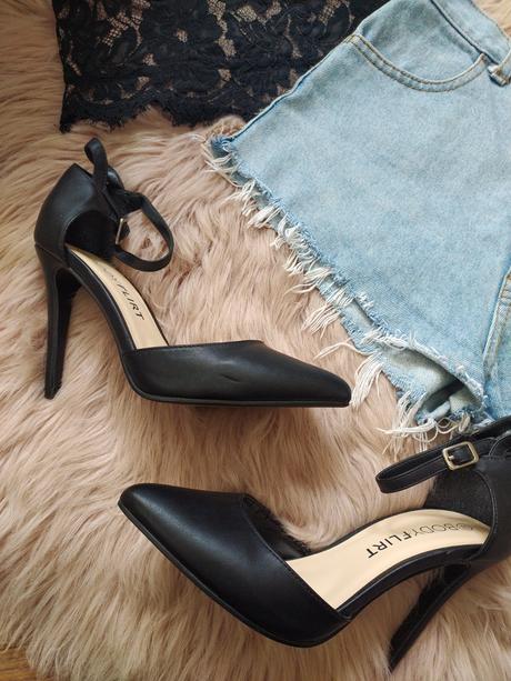 Dámske čierne lodičky, 40