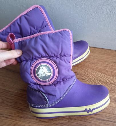 Dievčenské snehule crocs c12, crocs,29