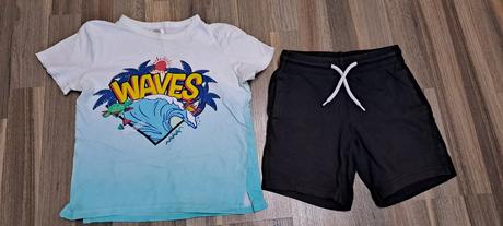 Bavlnené kraťasy (2 ks), zn. palomino, veľ.104-110, palomino,104