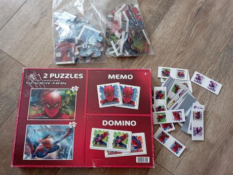 Puzzle, domino, pexeso spider-man,