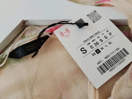 Zara romantická kvetinová blúzka, zara,36 / s