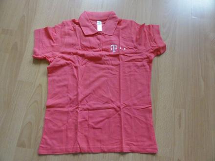 Sýto ružové polo tričko, m