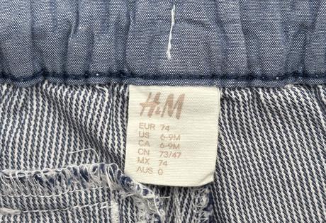 H&m námornícke šortky veľ. 74, h&m,74
