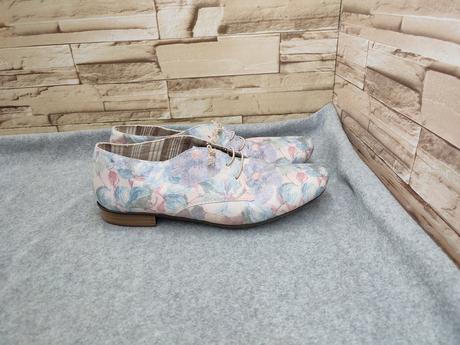 Rieker 40 - dámske kvetinové poltopánky, rieker,40
