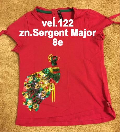 Tričko veĺ.122, zn. segrent major, sergent major,122