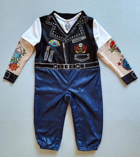 Malý motorkár / motorkárka deluxe kostým veľ. 68,