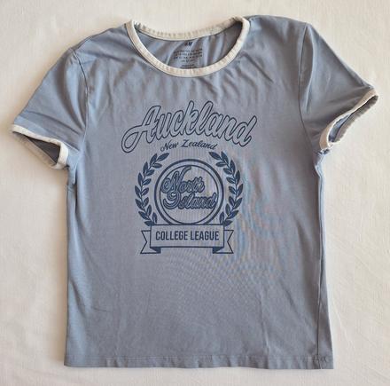 Tričko oceľovo-sivé cropp, h&m,158