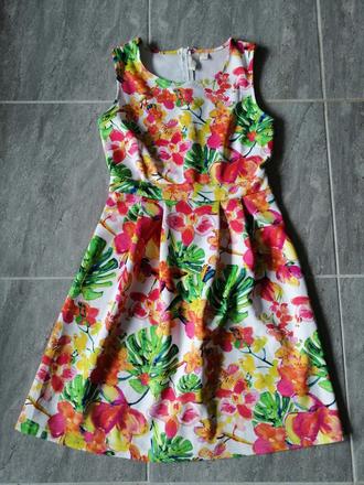 Kvetované šaty v36, 36