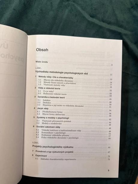 Úvod do metodologie psychologického výskumu, 