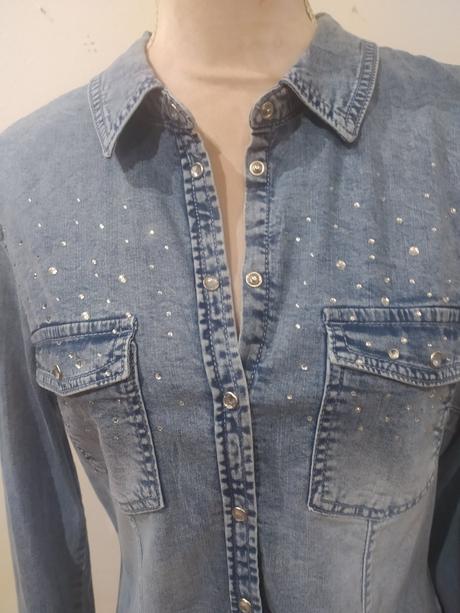 Riflová košeľa, mohito,40