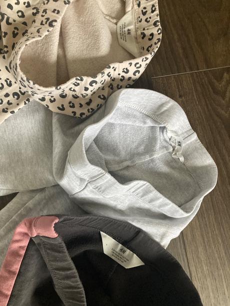 3ks vyteplené legíny h&m, h&m,140