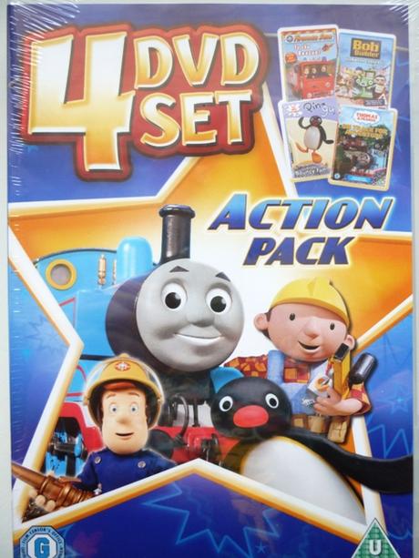 Anglické 4 dvd action pack,