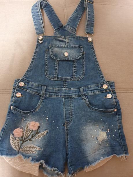 Predám riflové kraťase na traky 158/164, 158