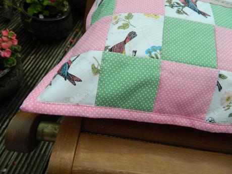 Patchwork obliecka na vankus 43cm x 43cm,