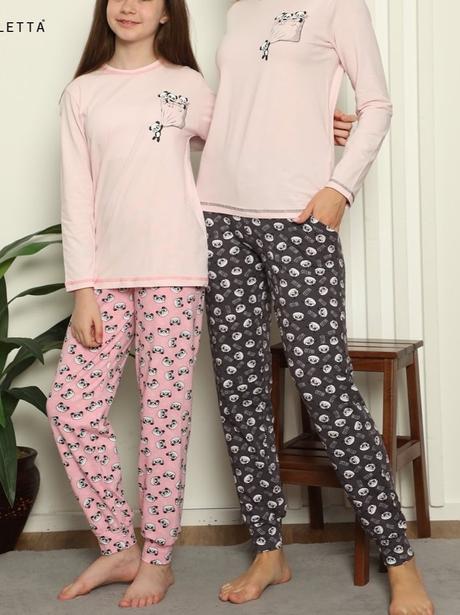 Dámske bavlnené pyžamo, l / m / s / xl