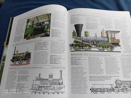 Encyklopédia lokomotív a vlakov. david ross, 