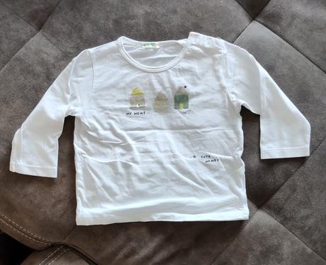 Tricka s dlhym rukavom, benetton,74