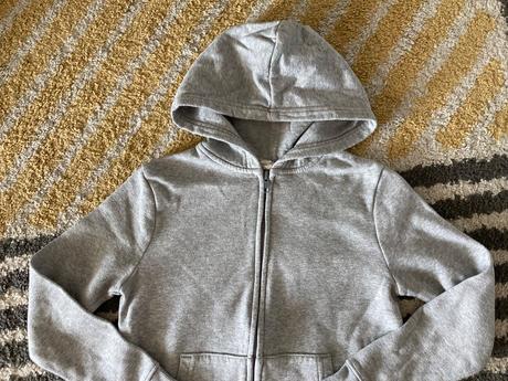 Zateplená mikina 134/140, h&m,134