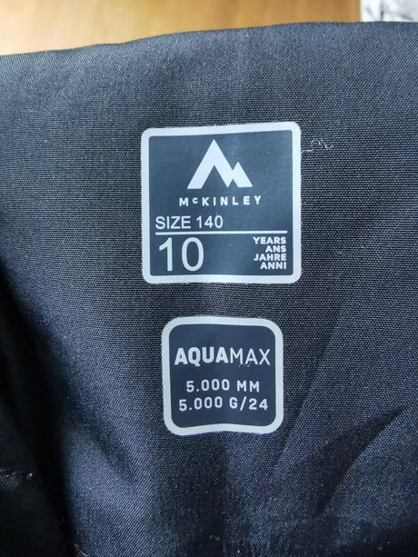 Detské lyžiarske otepľovaky, mckinley,140