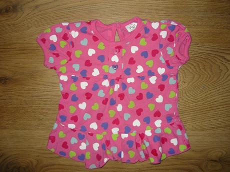 Tunika , tričko s krátkým rukávom-62, f&f,62