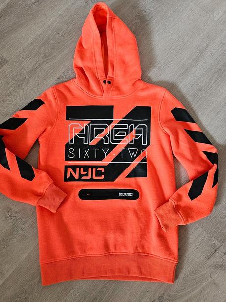 Mikina neonova orange, 146