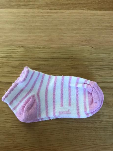 Jacadi - ponožky bielo-ružové pásikované, jacadi,23