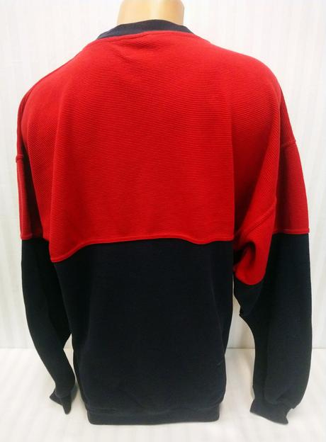 Pánska červeno modrá mikina, wind, xl, xl