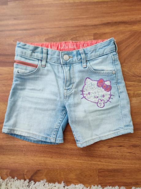 Riflové kraťasy, h&m,104