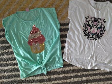 Tričká s flitrami 146/152, 146