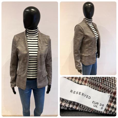 Dámske vzorované sako reserved  (36), reserved,s