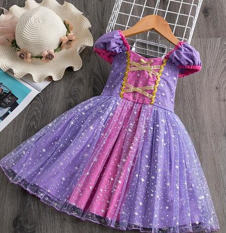 Kostým šaty rapunzel locika, 